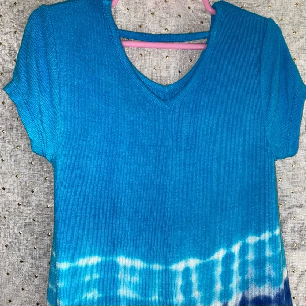 Justice Girls tie-dye top